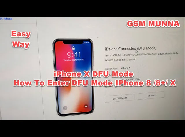 How To Enter DFU Mode iPhone X