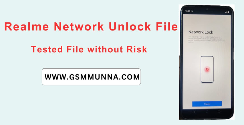 Realme Network Unlock File