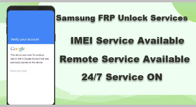 Samsung WW FRP Unlock Service