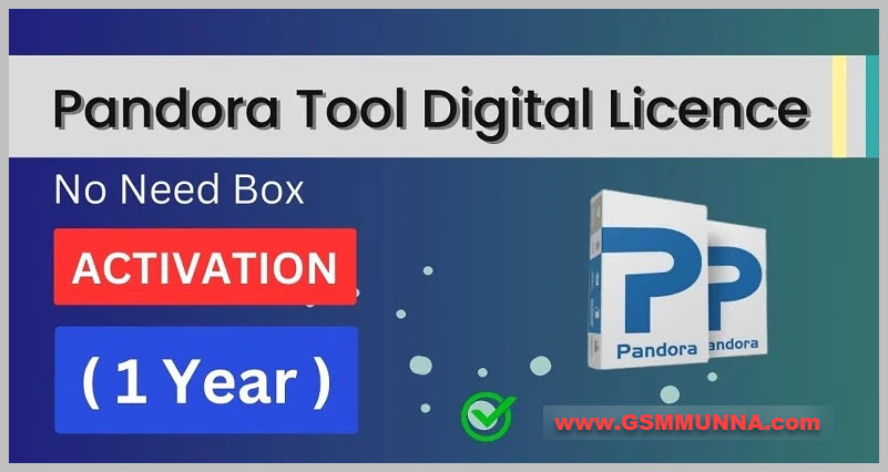 Pandora Tool Digital License 1 year