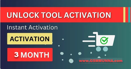 Unlock Tool 3 MONTH ACTIVATION PRICE