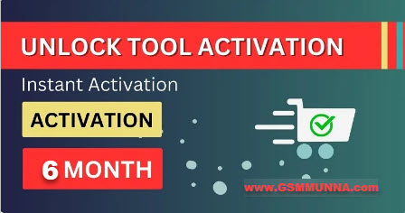 Unlock Tool 6 MONTH ACTIVATION PRICE